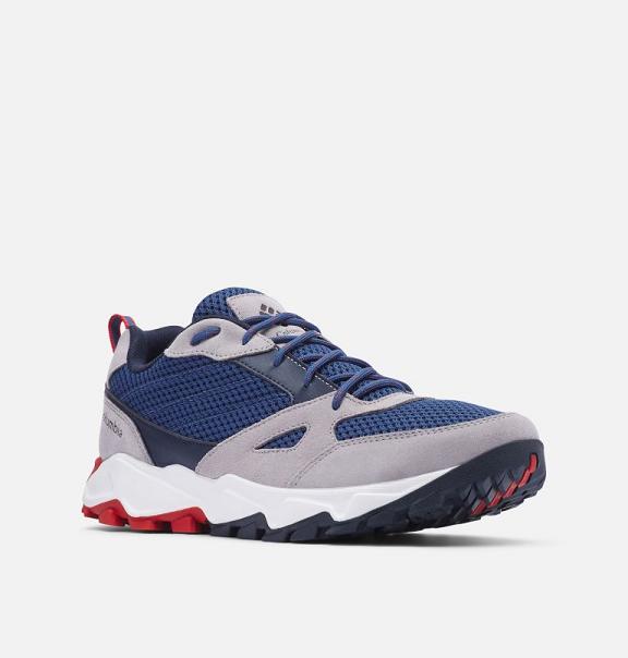 Columbia Ivo Trail Sneakers Blue Red For Men's NZ51849 New Zealand